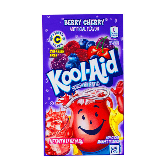 Kool-Aid Berry Cherry Drink Mix - Sugar Rushed 