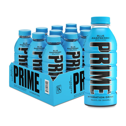 PRIME Blue Raspberry Bottle - Sugar Rushed 