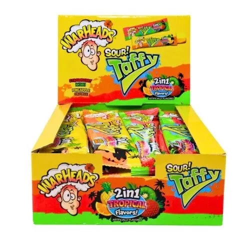 Warheads 2n1 Tropical Taffy Bar - Sugar Rushed 