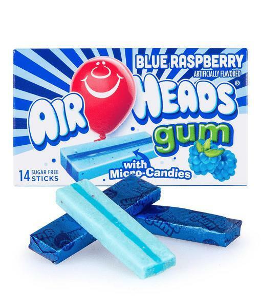 Airheads Gum (Blue Raspberry) - Sugar Rushed 