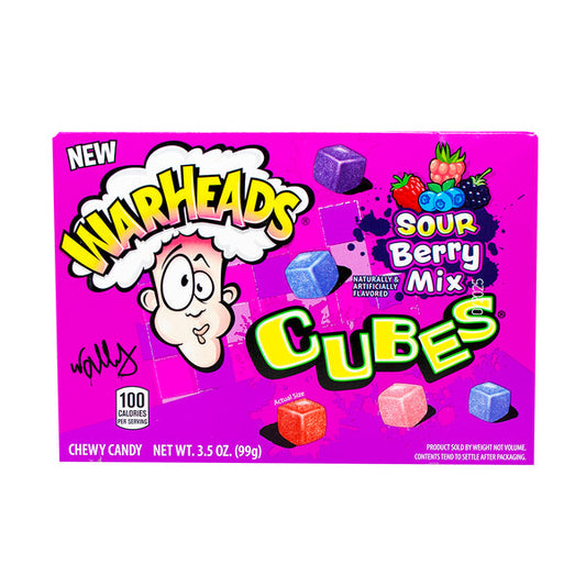 Warheads Cubes Berry Mix Theatre Box - Sugar Rushed 